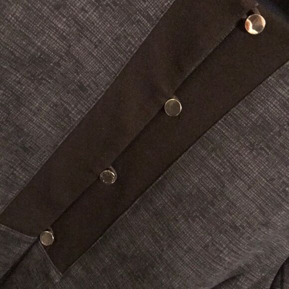 Styled by Joe Zee Blue w Black Trim Jacket - Sz 14 - Picture 7 of 8